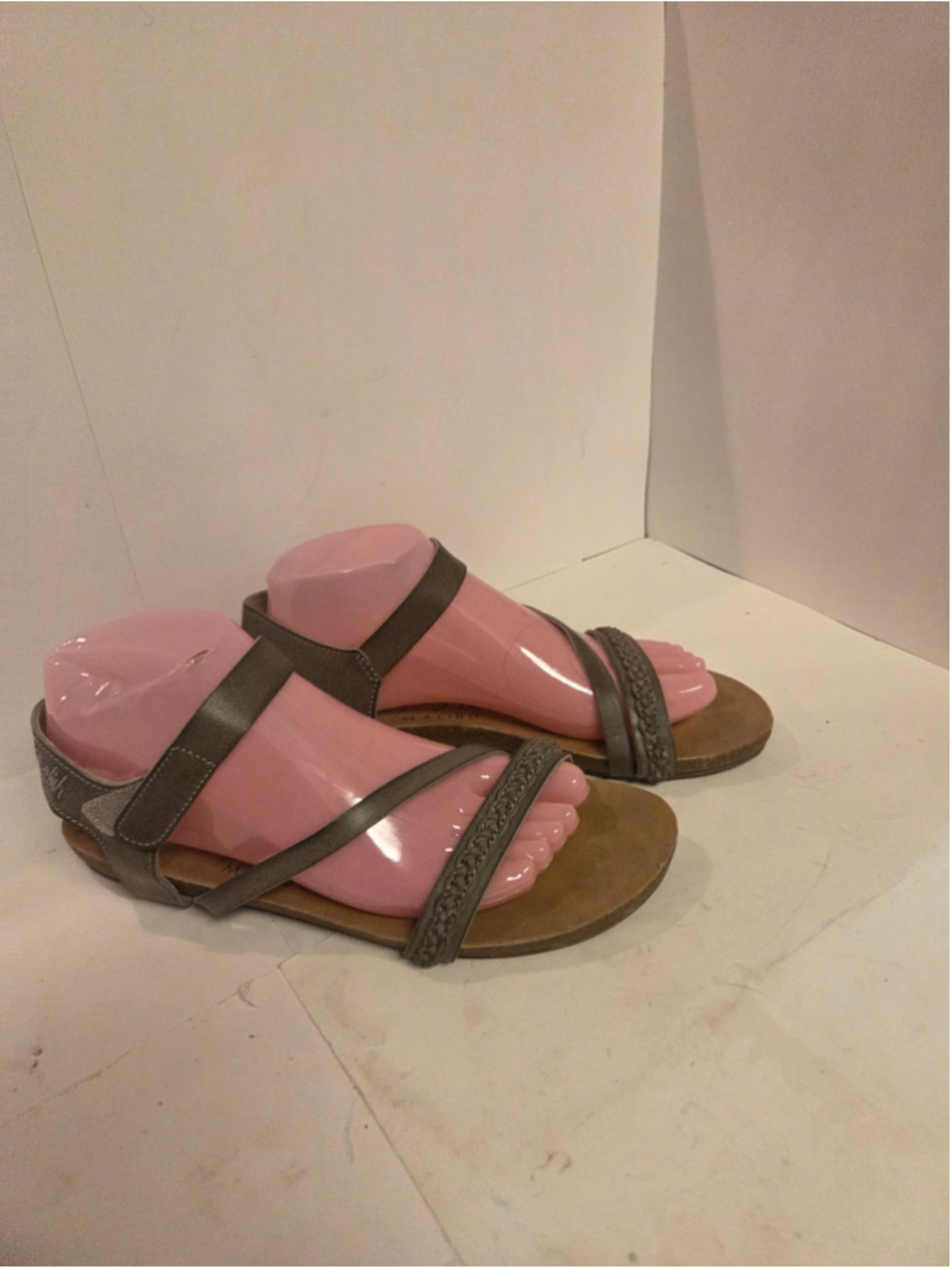 Women's Blowfish Malibu Sandals Size 8.5 Grey Brown